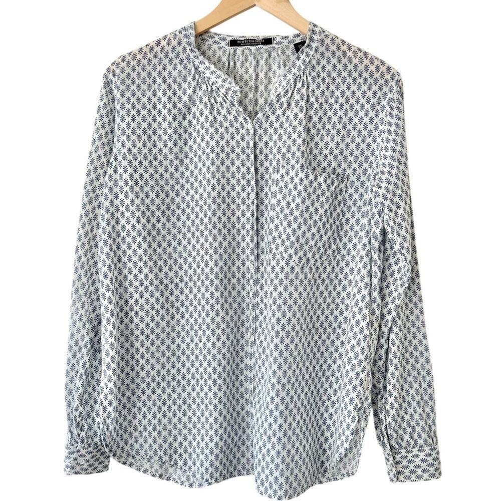Scotch & soda cotton button shirt womens size 2